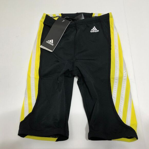 Adidas Solid Splice Infinitex Swim Jammer 3 Stripes Kids Boys Youth 24 - Picture 4 of 8